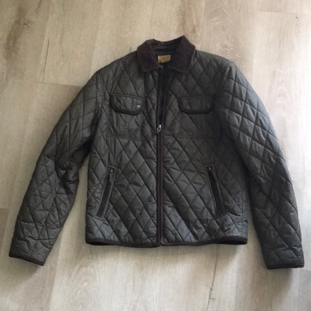 Men’s Green Tre Vero Bomber Jacket Coat M